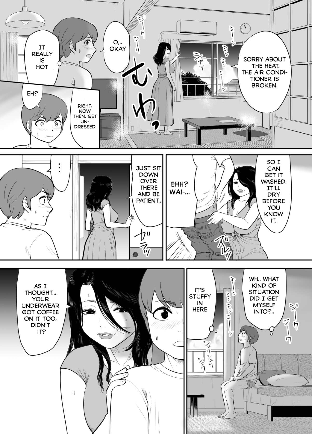 Hentai Manga Comic-The Hot Summer Day I Lost My Virginity While Sinking Into the Voluptuous Body of a Oba-san-Read-8